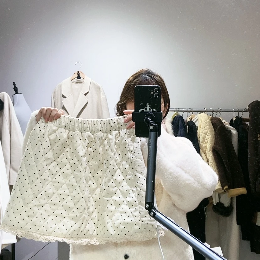 【闪购商品】波点短裙