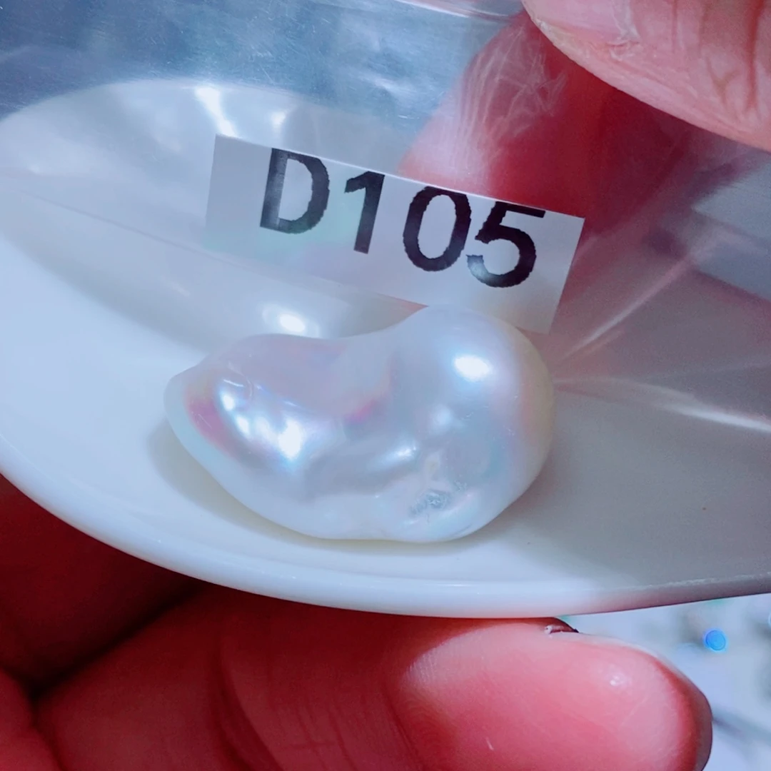 一个珠珠银S925镶嵌淡水珍珠