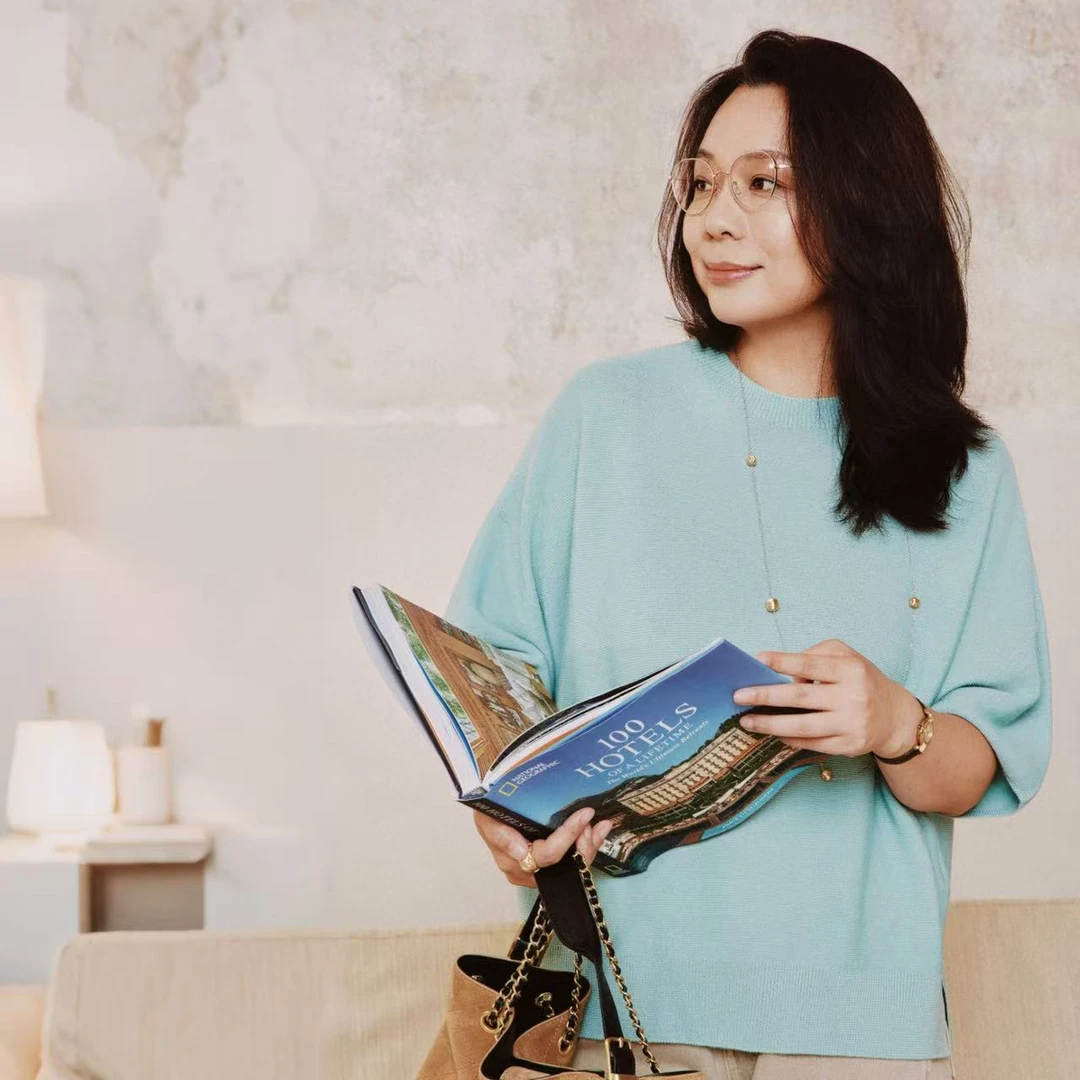 Ms.Qnn“松弛有度”100%美丽诺扬子纱松弛感针织衫套头衫 5026T Q姐