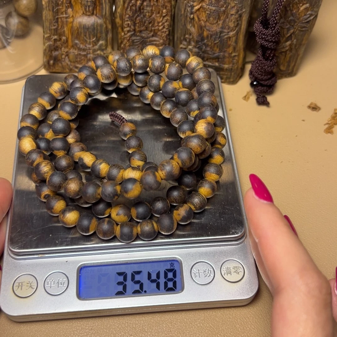 树脂制品沧**生天然虎斑棋35克