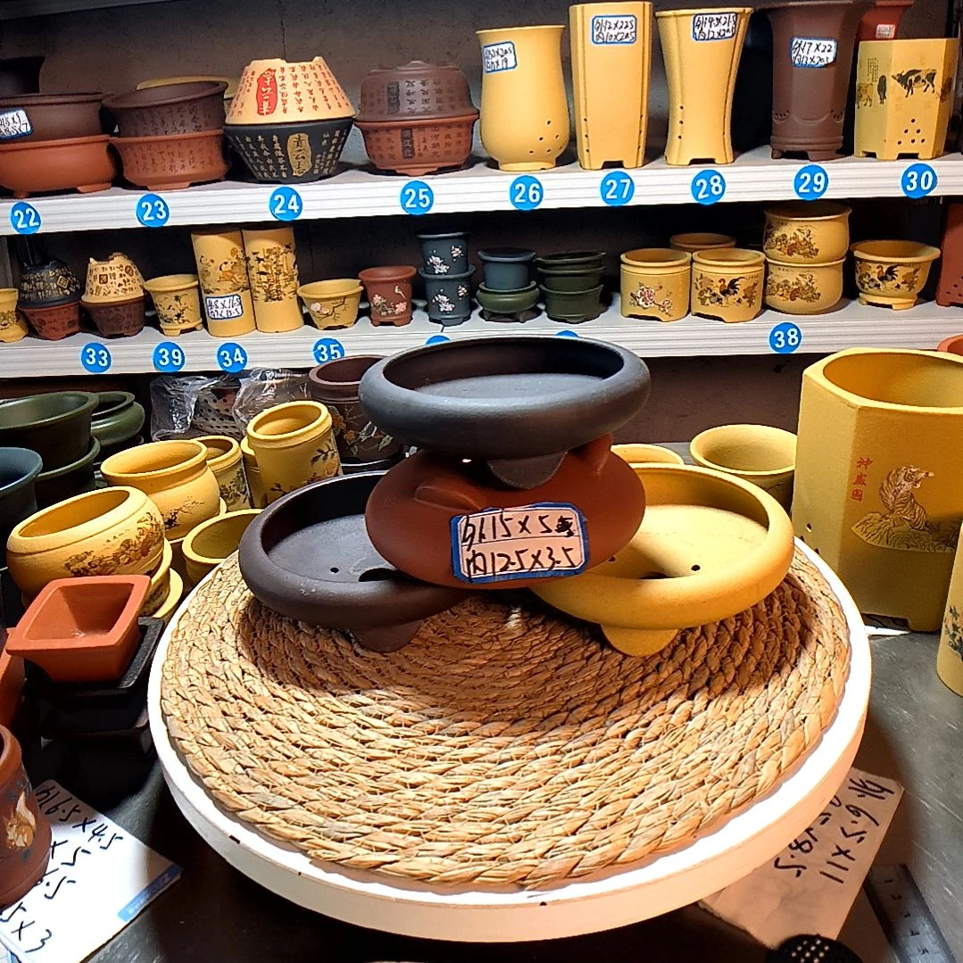 宜兴紫砂紫砂花盆花盆