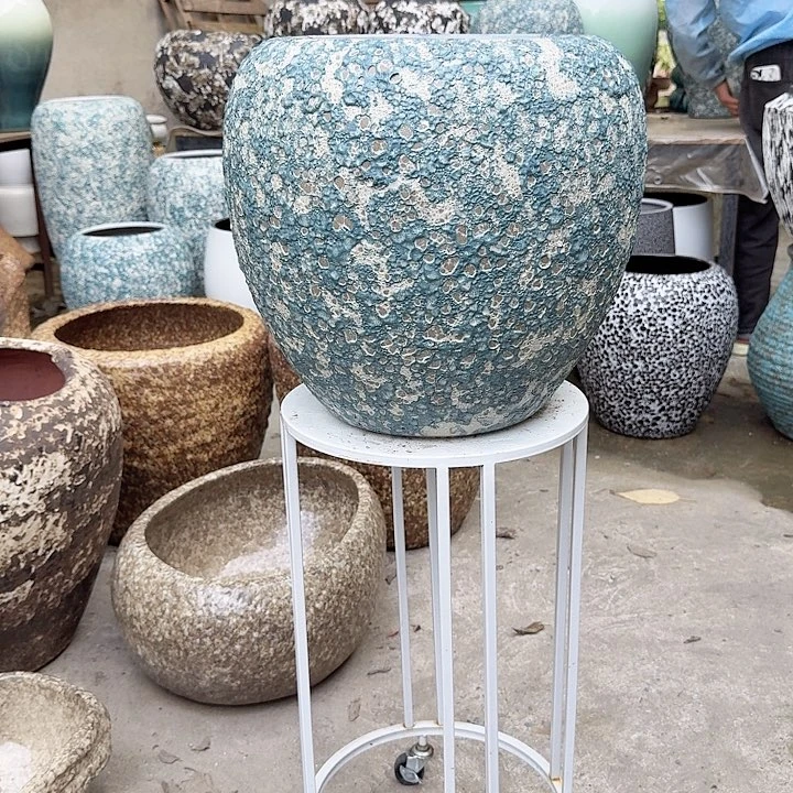 紫砂花盆高度36口径26