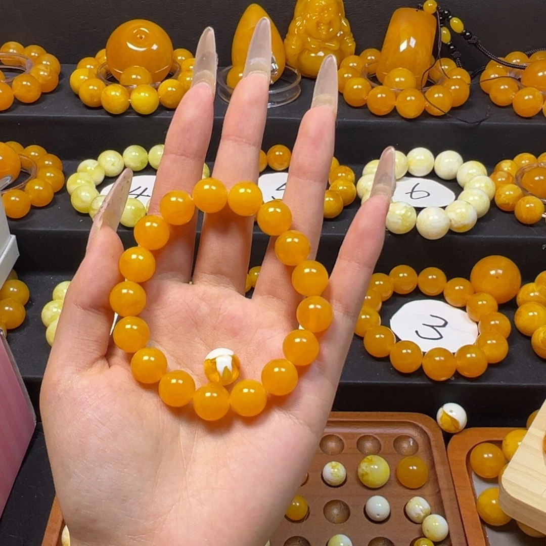 娜***说12mm全品无暇手串