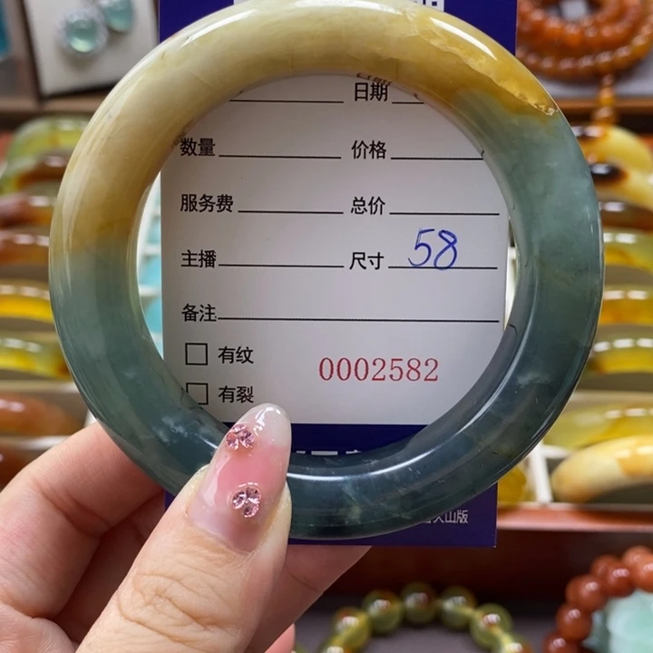 未镶嵌岫玉手镯手镯