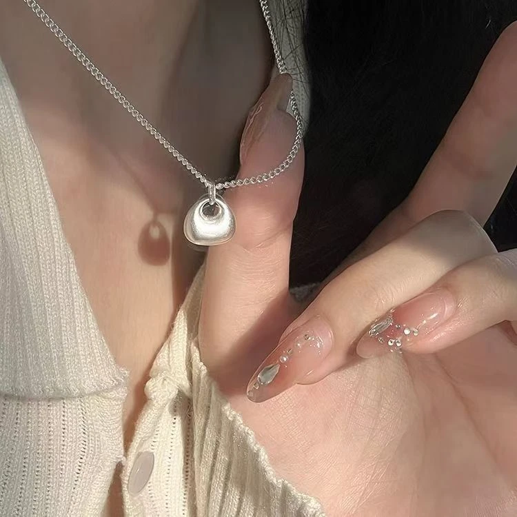 9999实心精品如意锁胖福项链 货号106