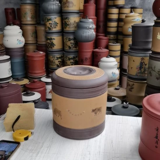 紫砂茶叶罐七饼罐处理不退不换4