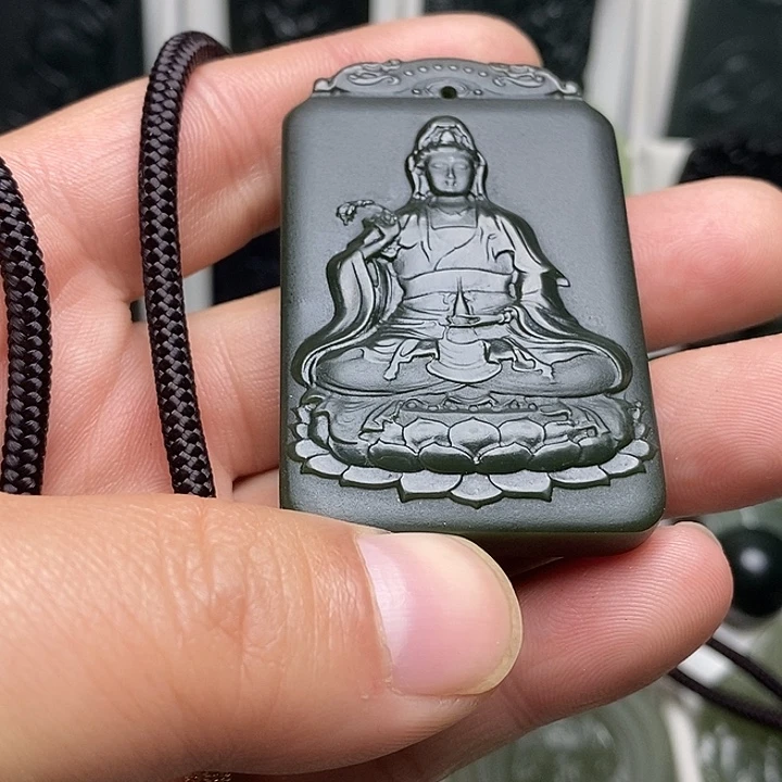 和田玉（青玉）未镶嵌颈饰