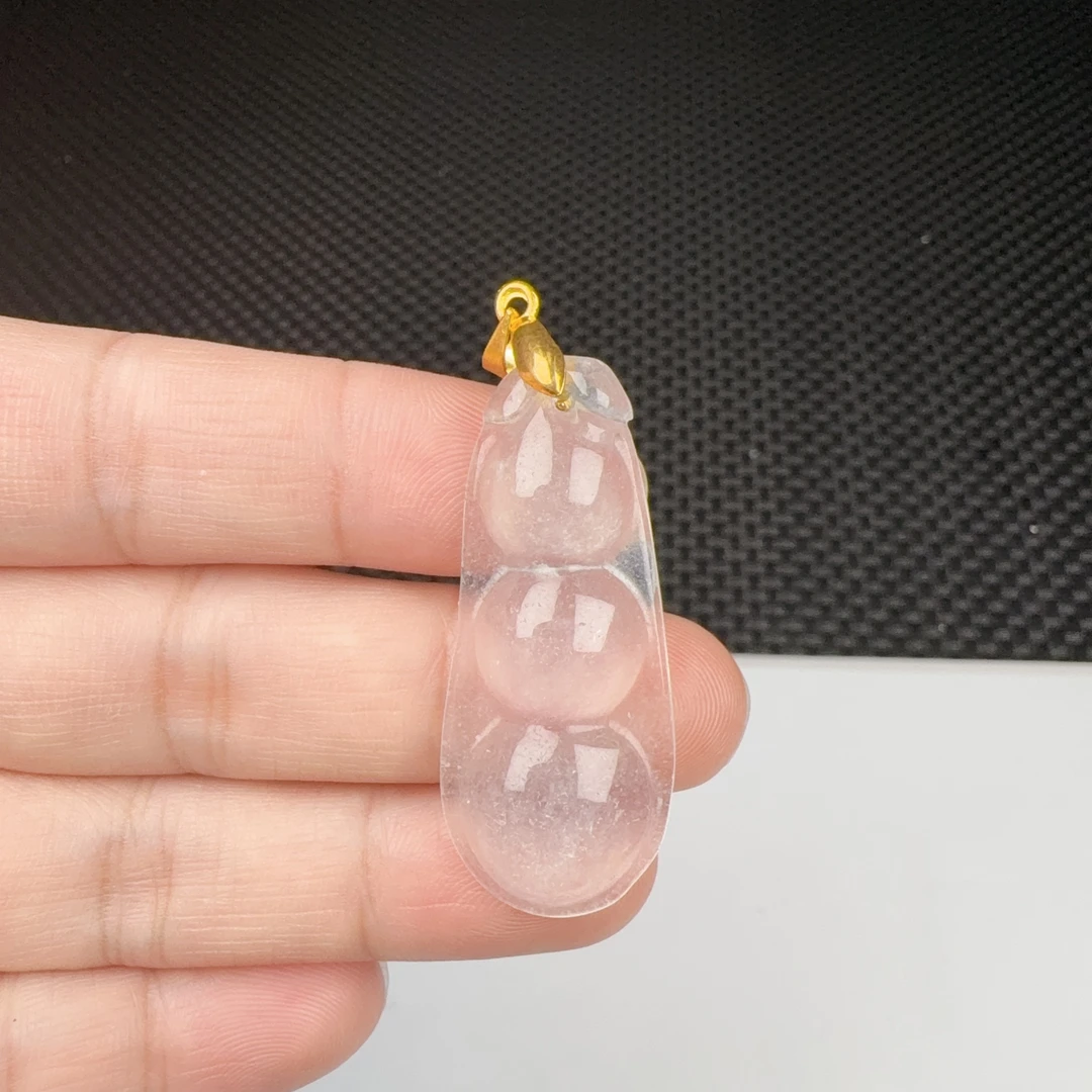 z174白四季豆吊坠精致