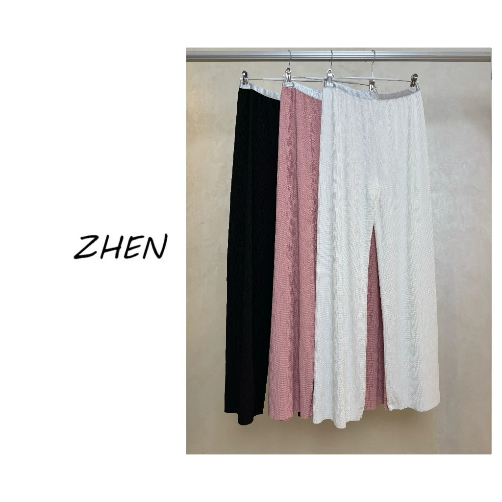 【ZHEN】25Y00176 2025经典休闲裤直筒显瘦小众设计师款