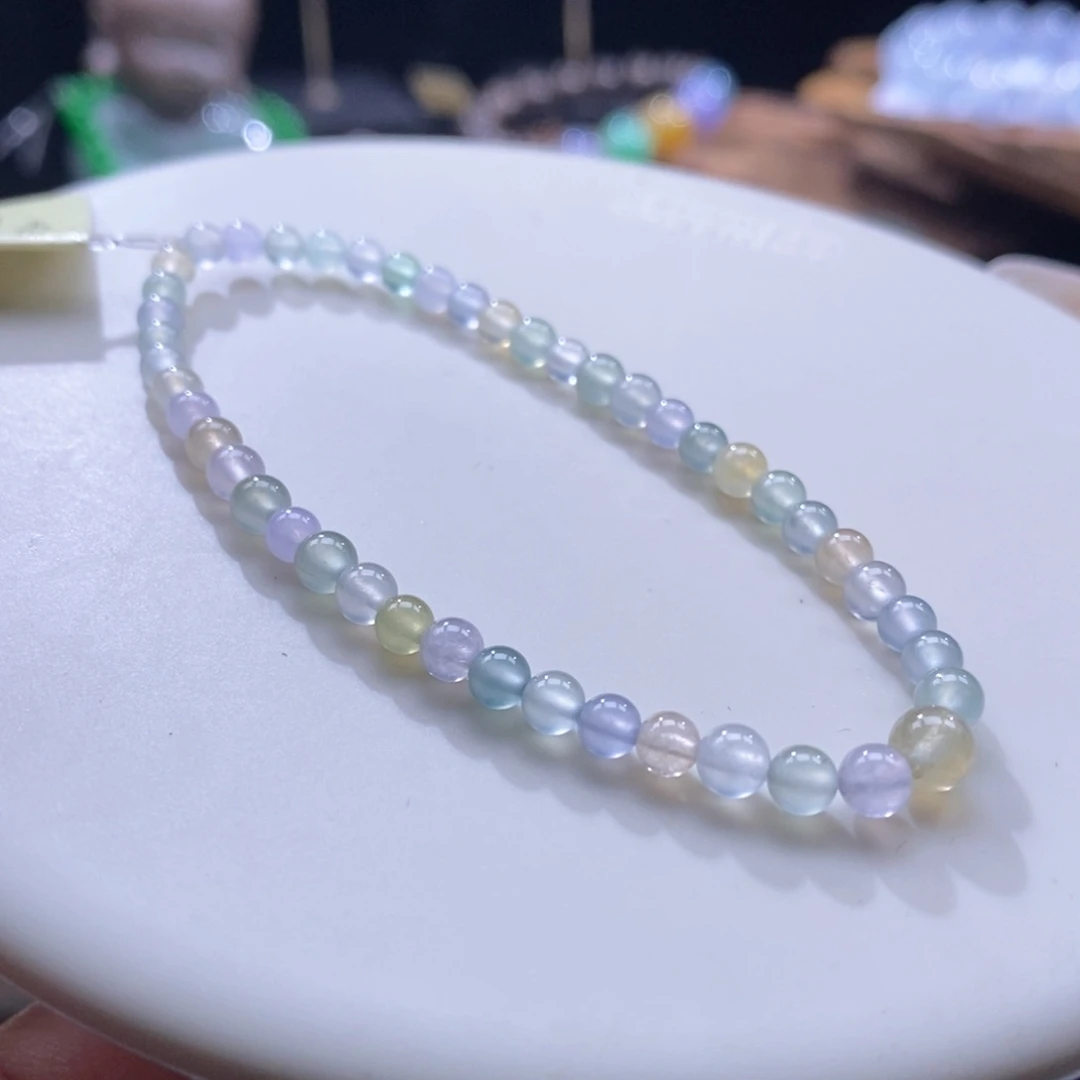 颈饰未镶嵌翡翠翡翠糖果色系小米珠串