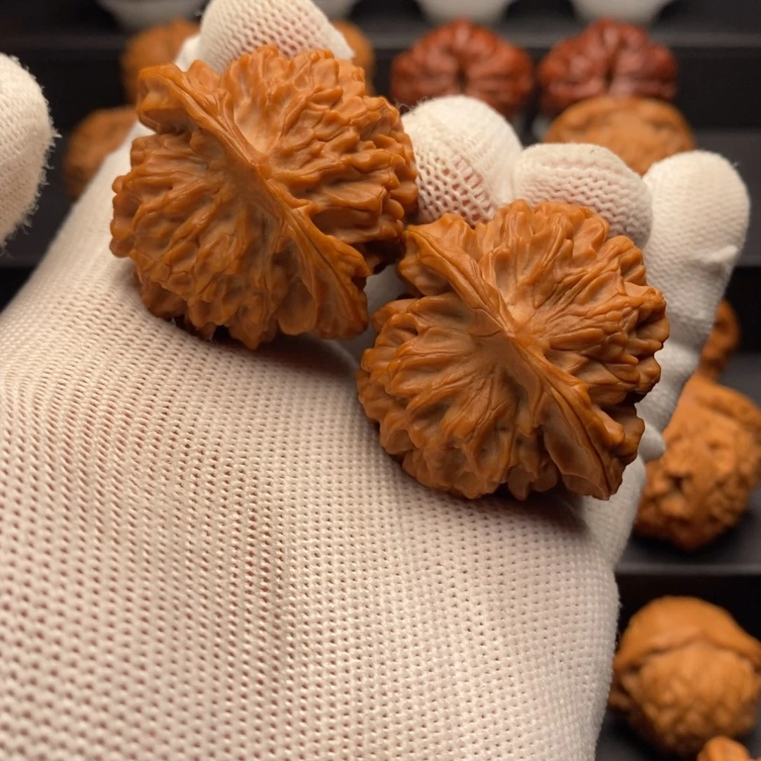 @***风文玩核桃把件41尺毕业秦闷