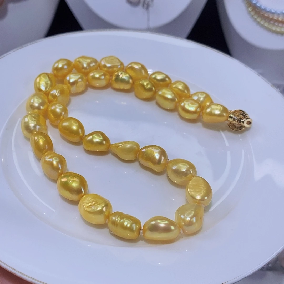 淡水珍珠颈饰合金