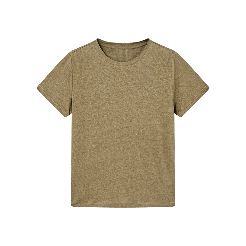 2025新品简约复古百搭圆领短袖T恤T10652