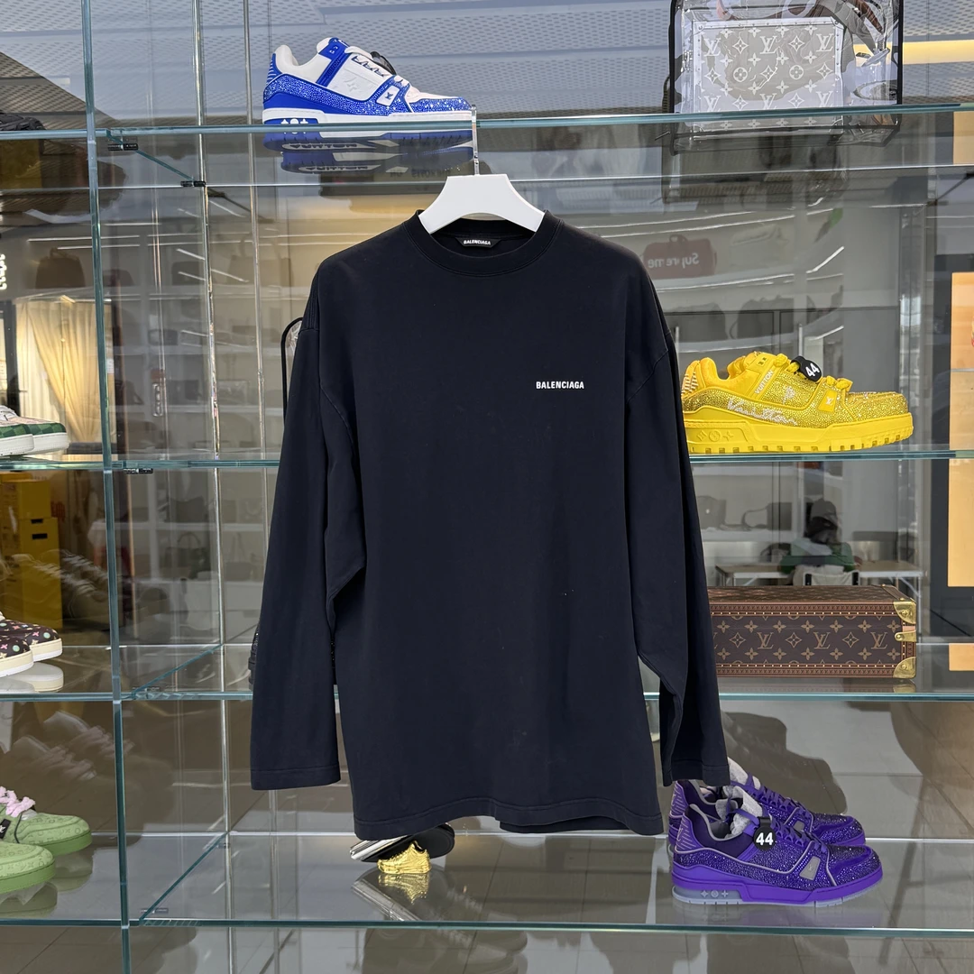 99新 Balenciaga/巴黎世家 XS码 DÉFILÉ长袖 黑色