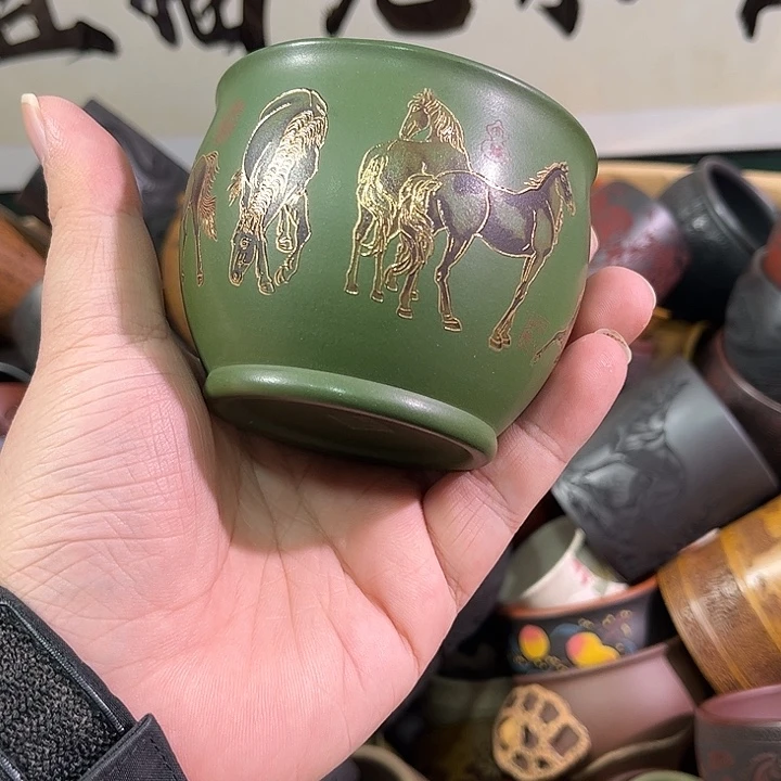 茶杯紫砂全手工紫砂主人杯