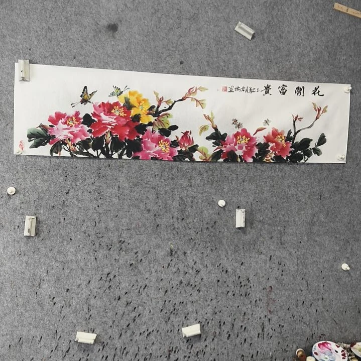 国画东*花开富贵险中求