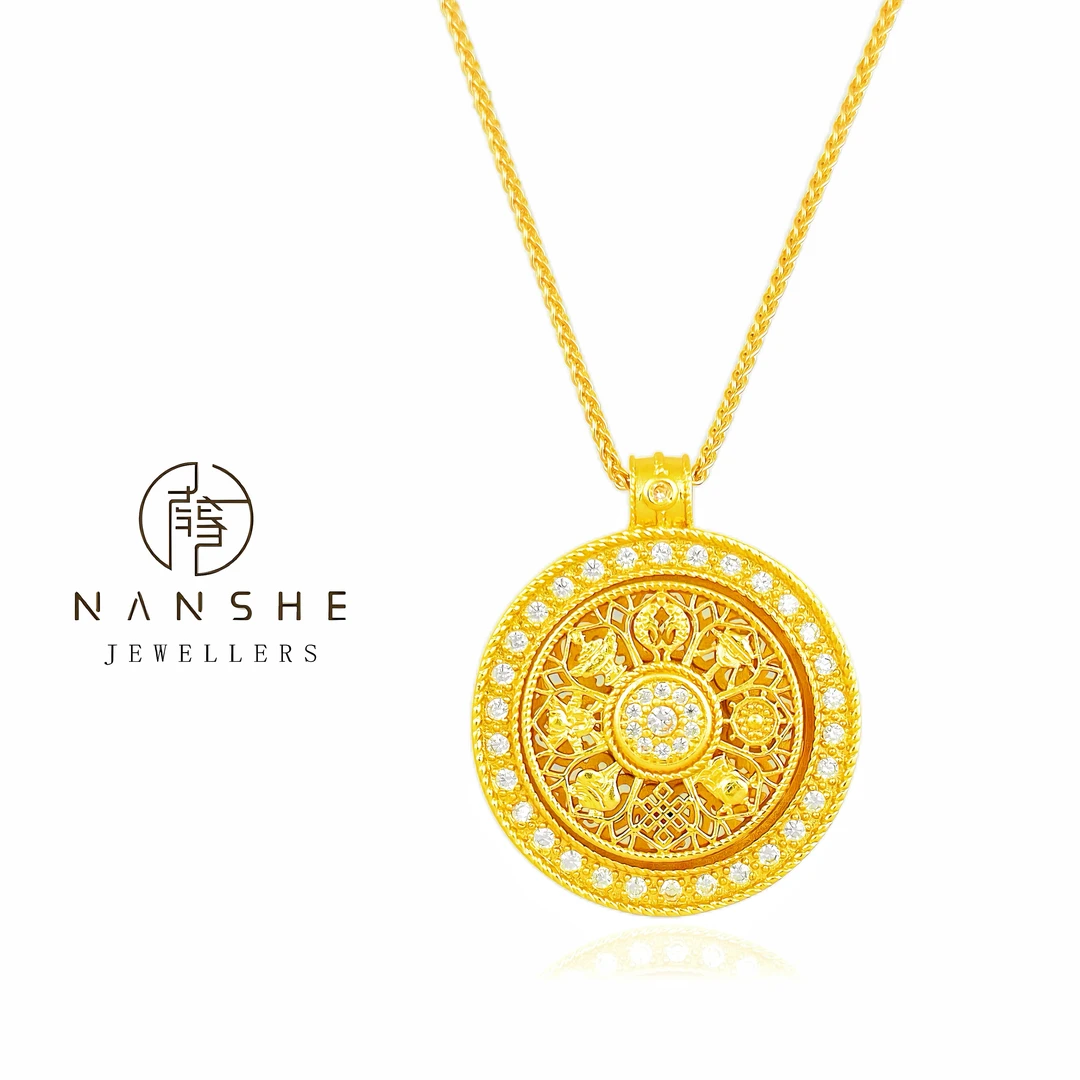 NANSHE/南奢 八宝罗盘链条款高级感项链L548