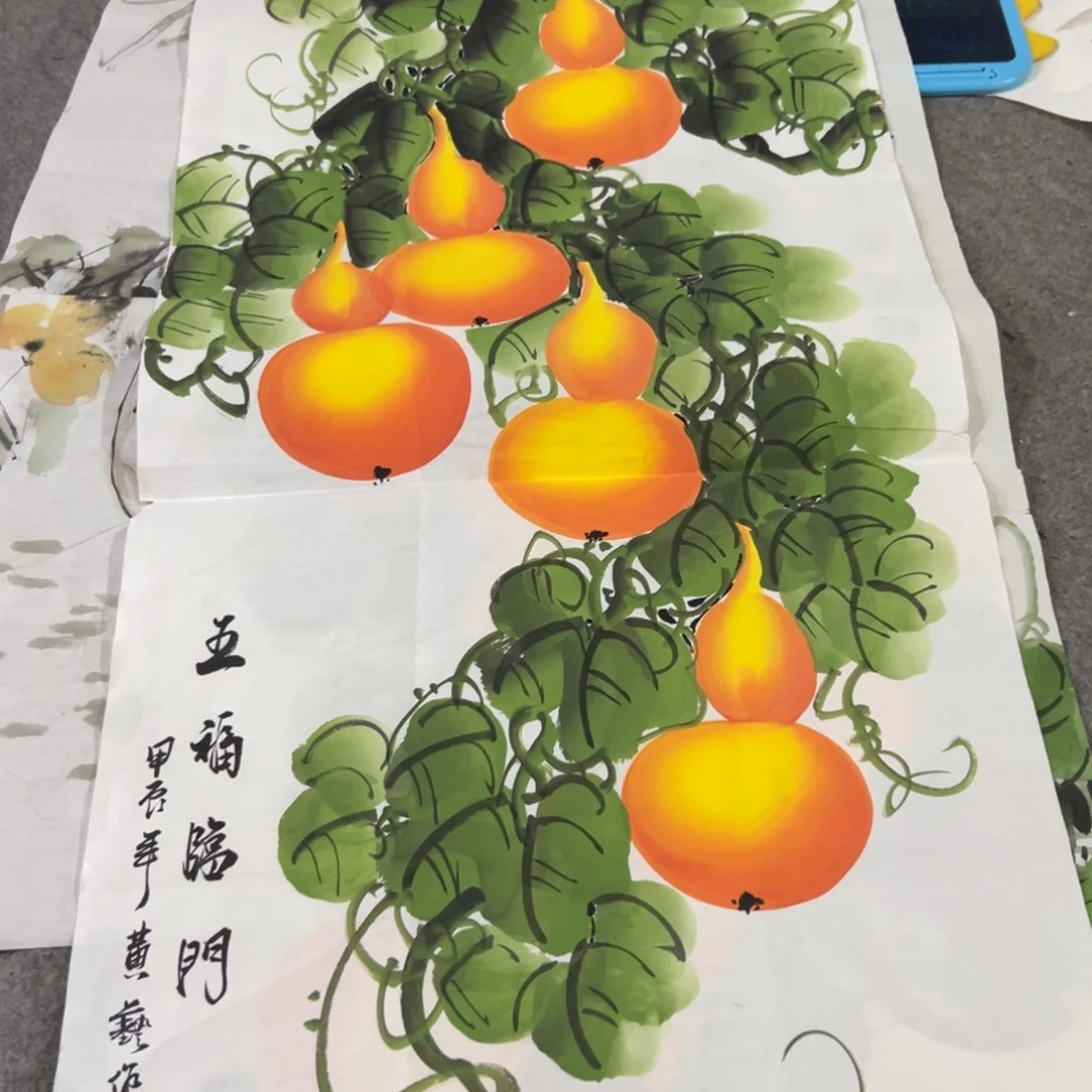 国画国画作品画心一张