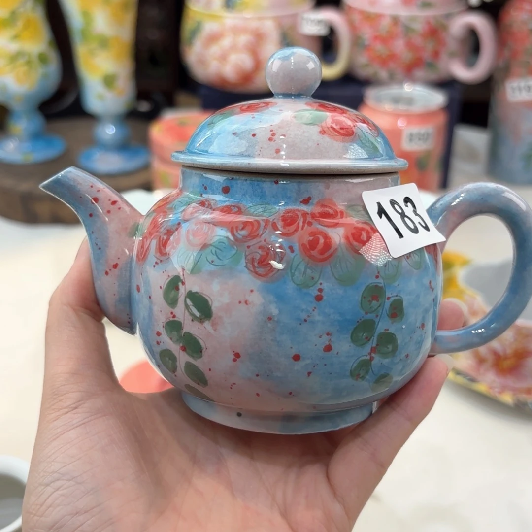 娜**娘景德镇手绘高温釉下彩陶瓷茶具
