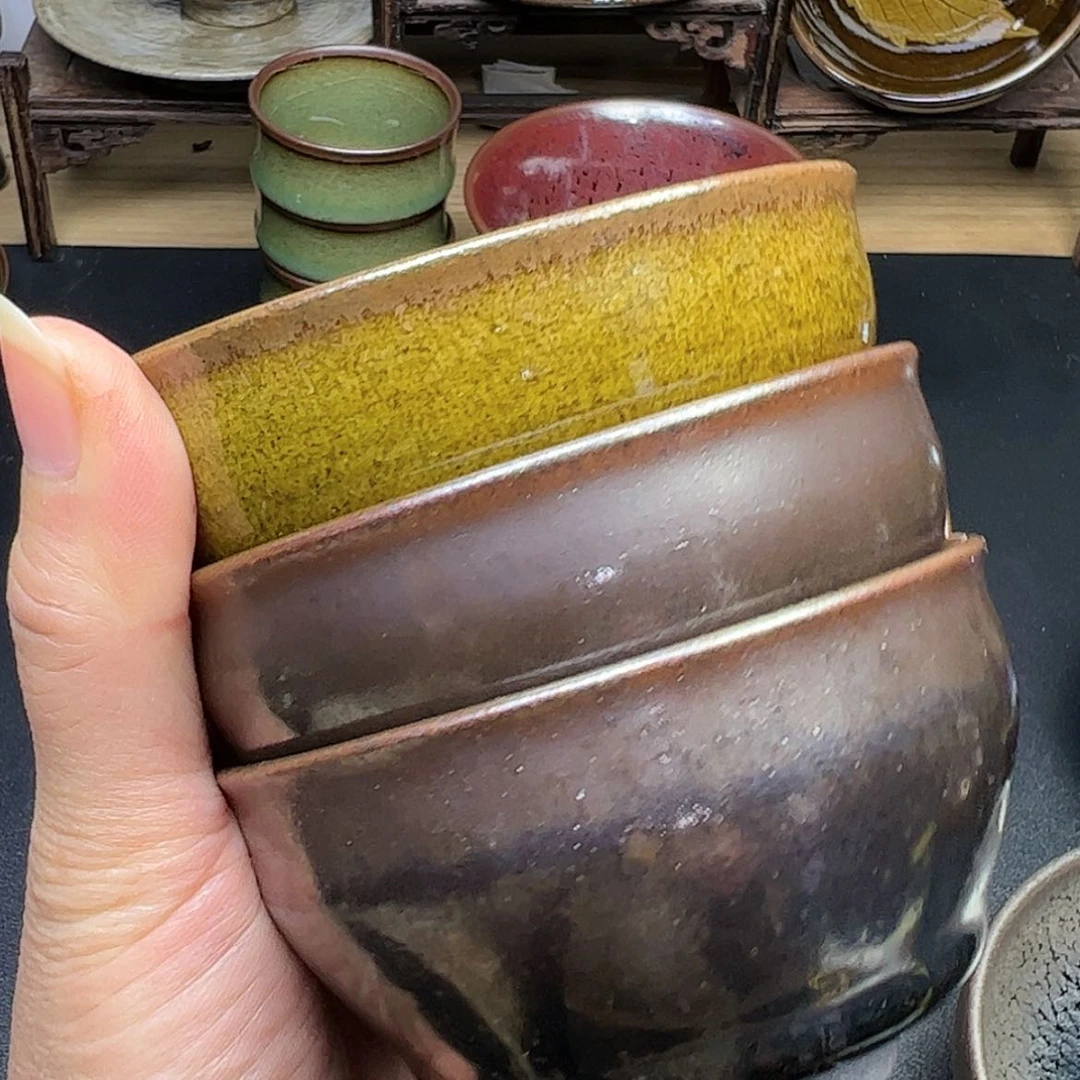 【闪购商品】茶盏建窑建盏主人杯微瑕