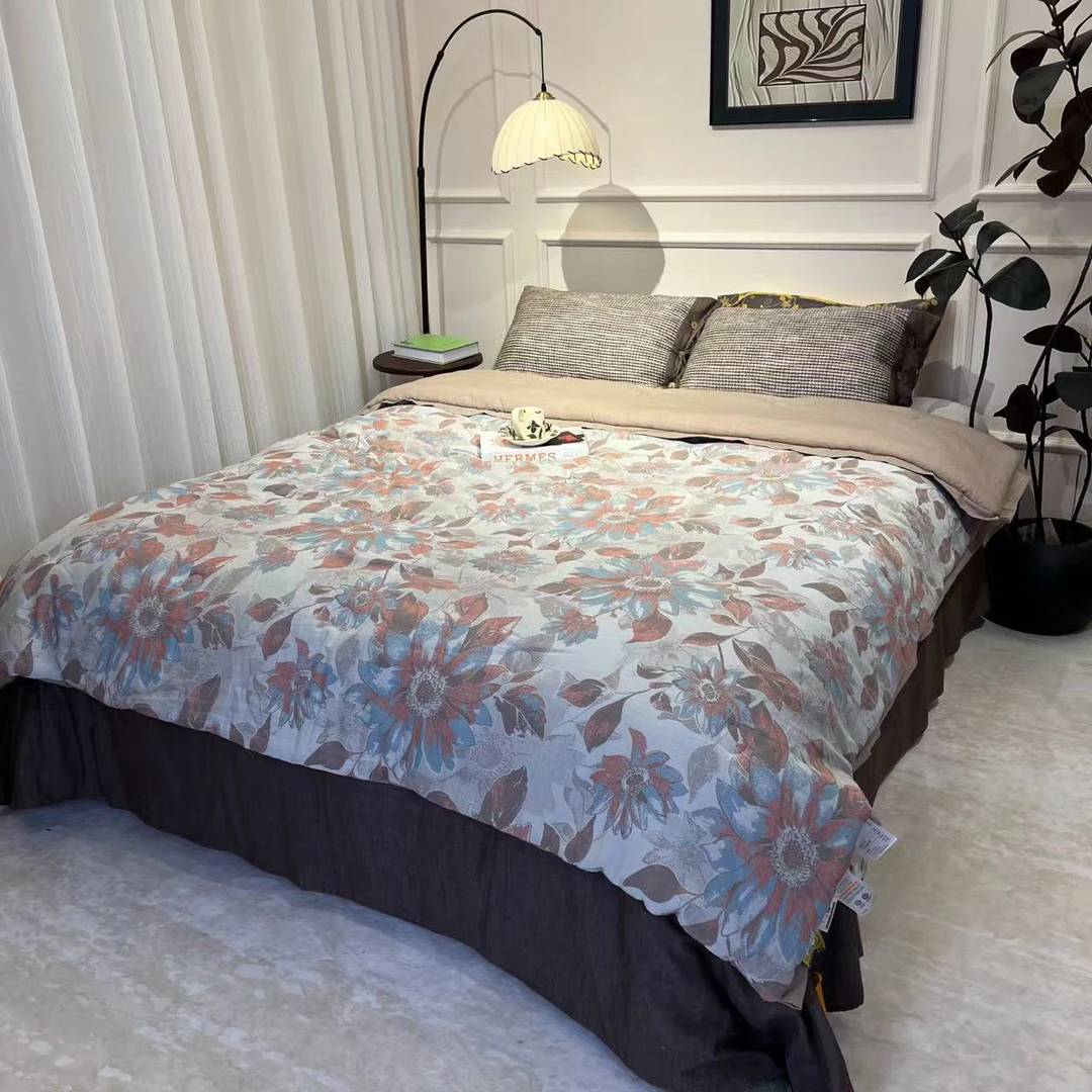 【向阳而生-双人被】单纱舒适高级灰系列床品