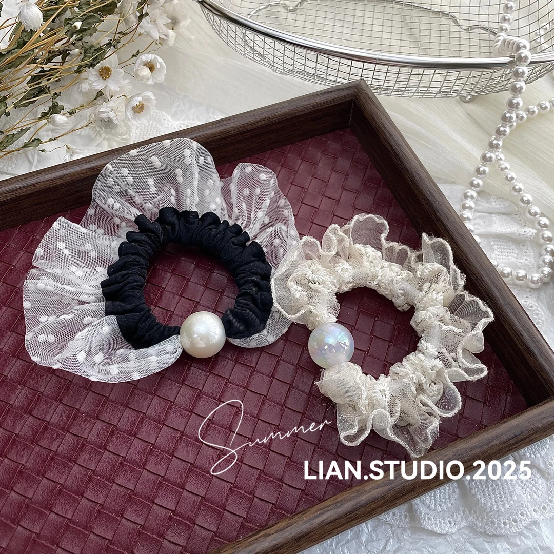 蕾丝珠珠小肠圈 全店凑满19.9包邮 Lian家 三指小肠圈 C-052