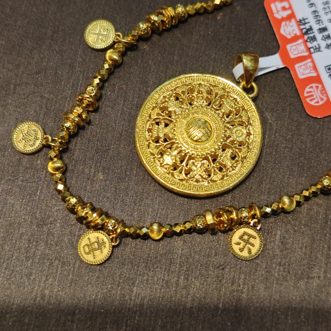 鳳凰金行 足金配件2个一起