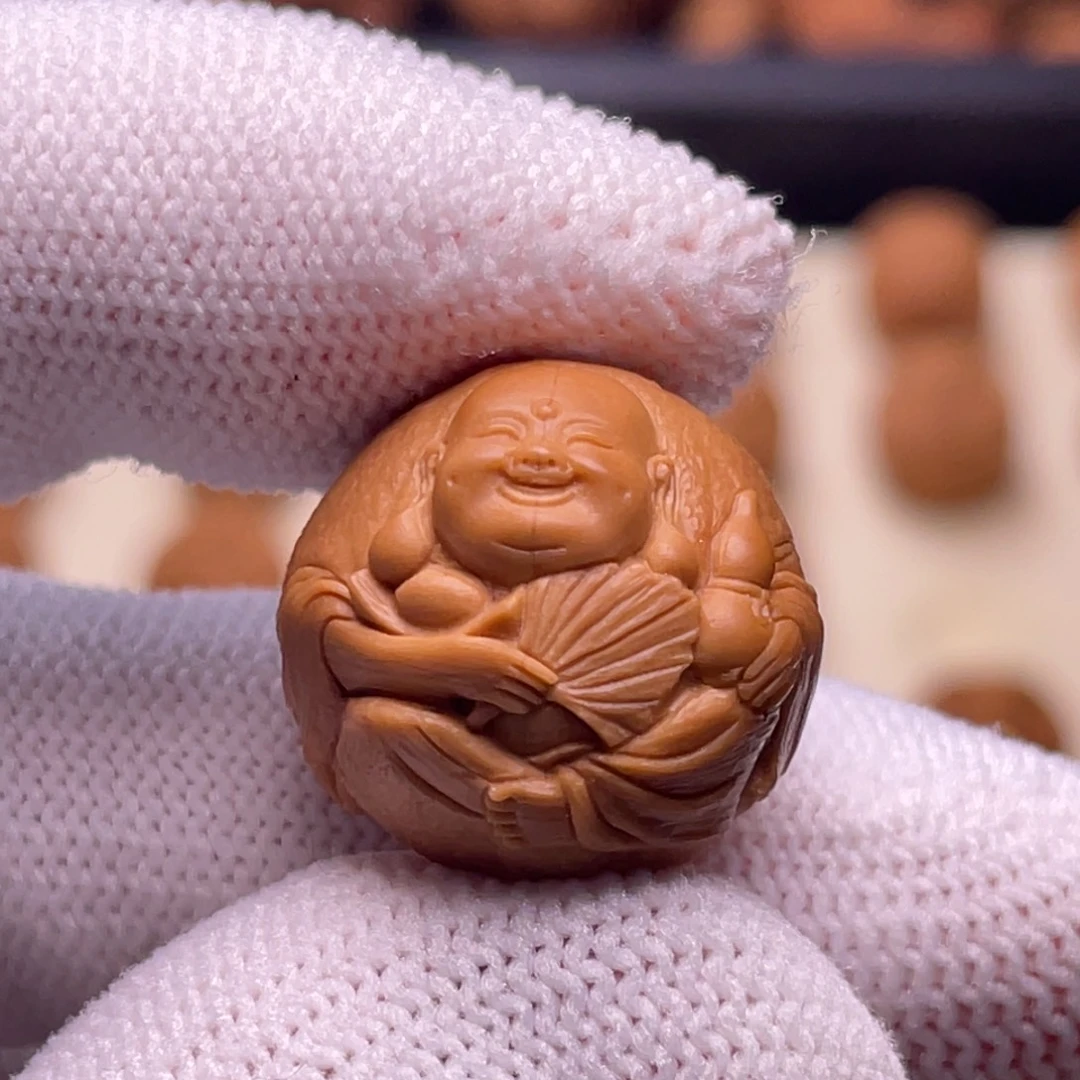 吊坠猴头核桃弥勒佛18.5