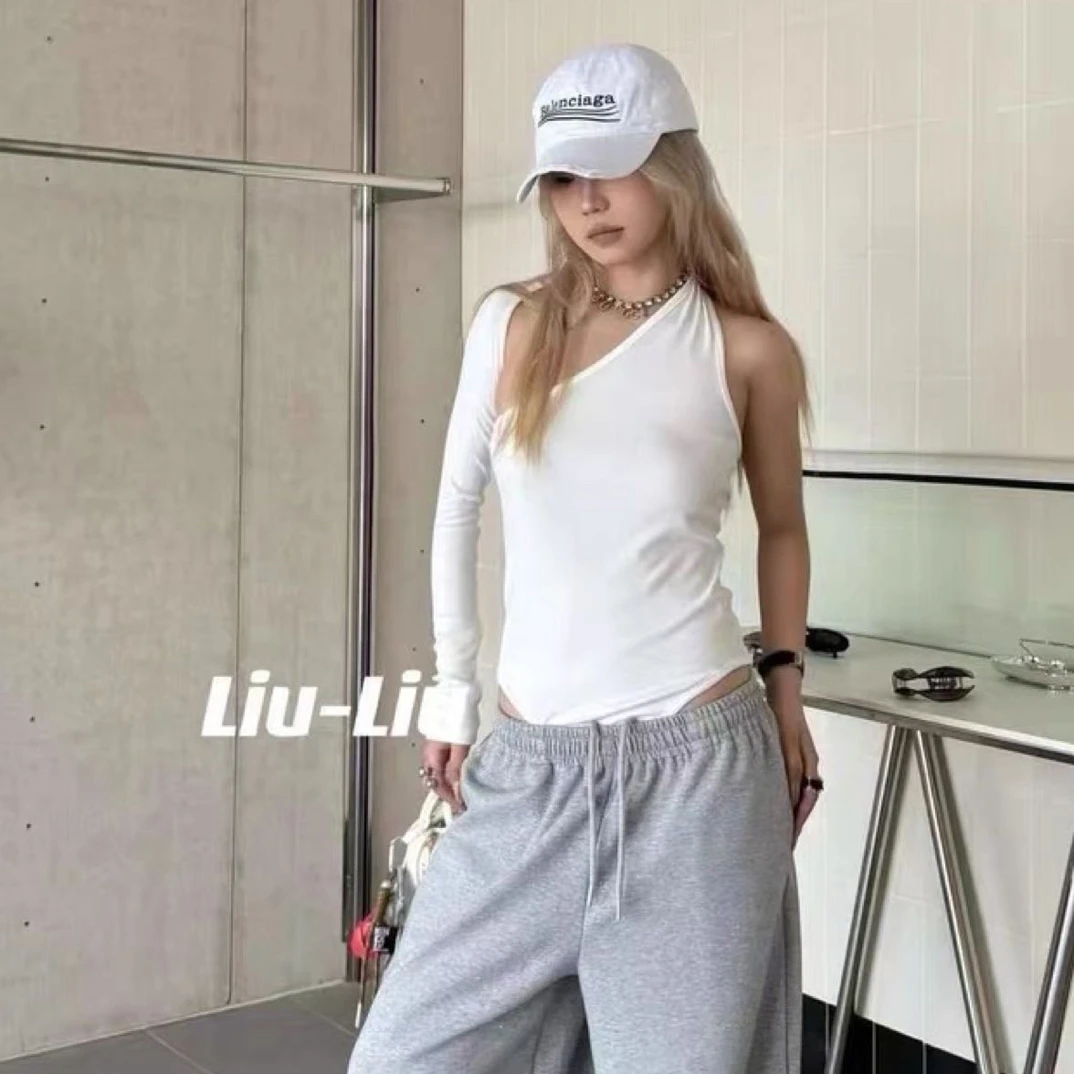 LIU-LIU 不规则辣妹上衣(6650)