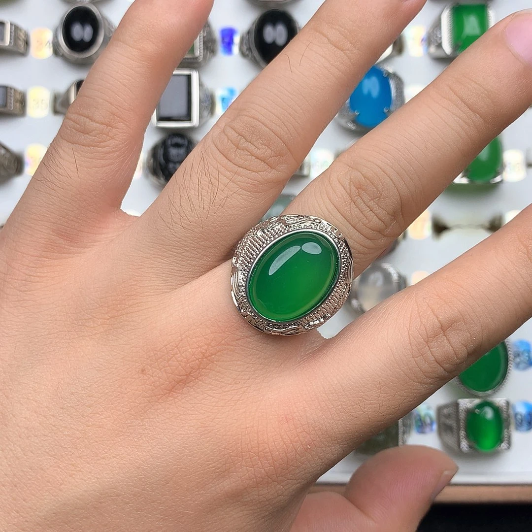 合金戒指玛瑙/玉髓