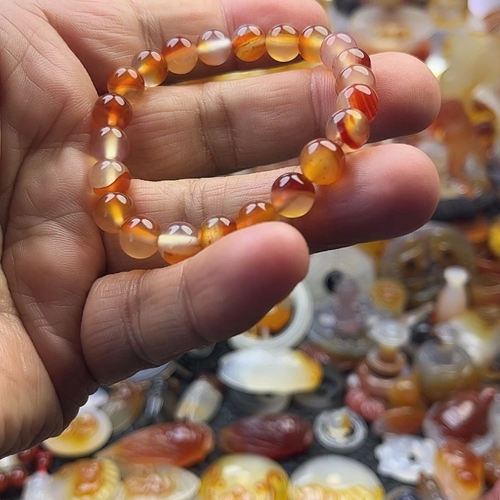 玛瑙/玉髓未镶嵌手链