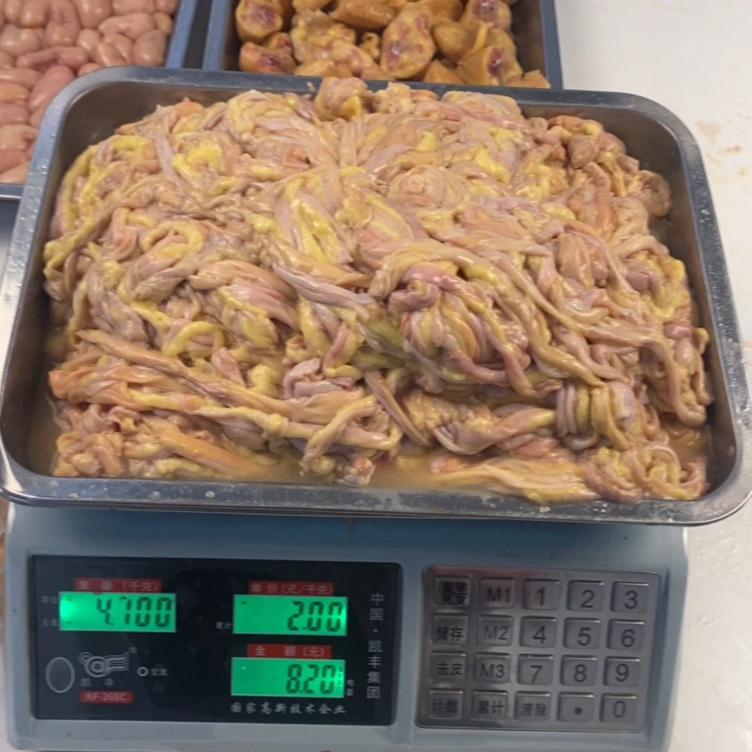 30天中国大陆包装鸡肠