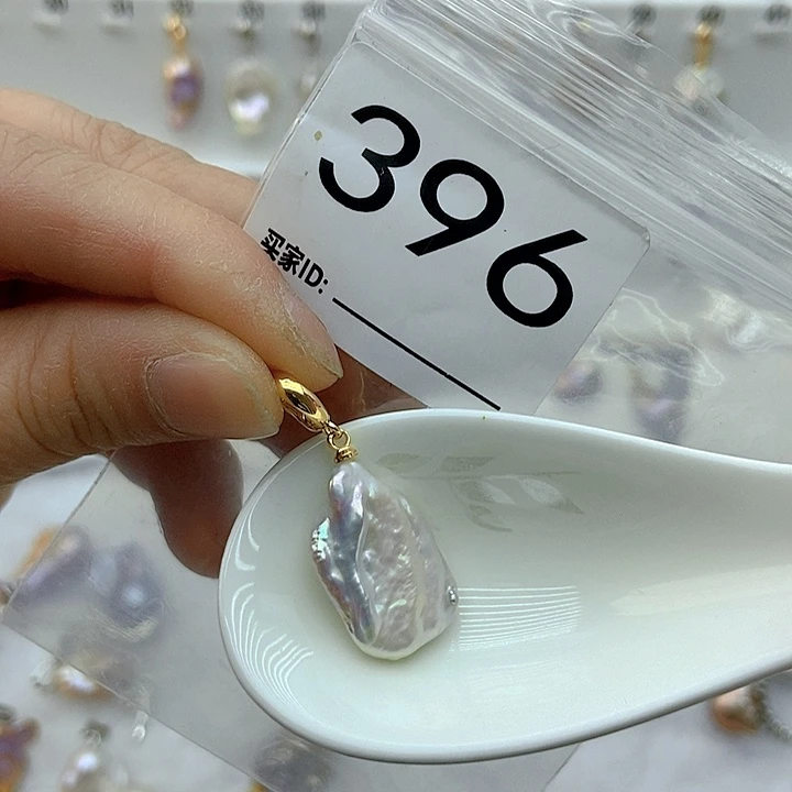 淡水珍珠颈饰银S925镶嵌