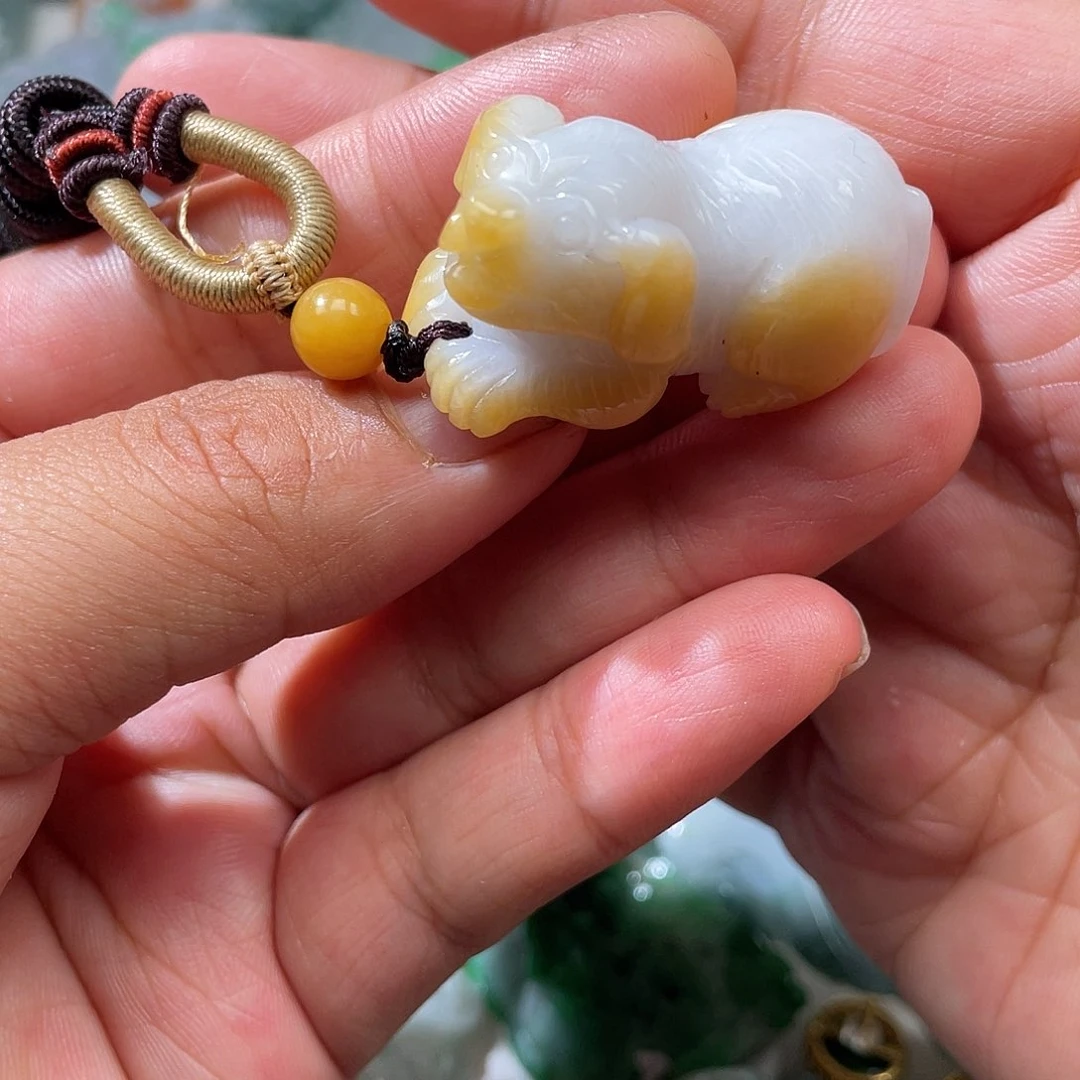 颈饰未镶嵌翡翠翡玉缘翡翠
