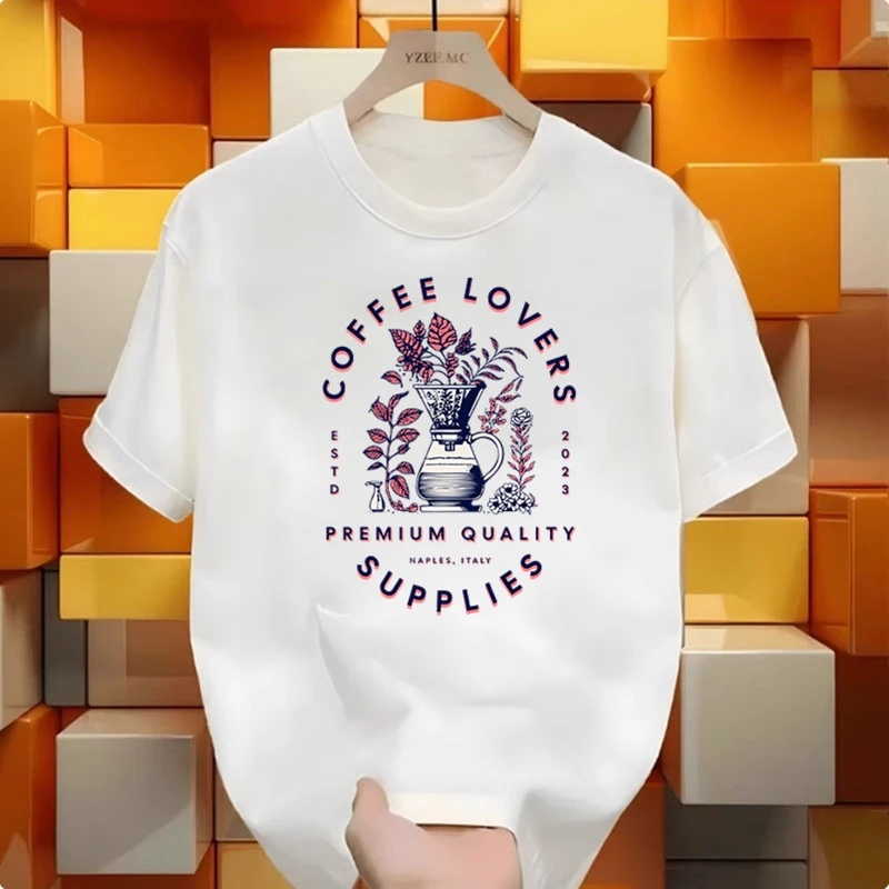 潮流夏季短袖男女款印花圆领轻奢国风凉感印花T恤网红t恤