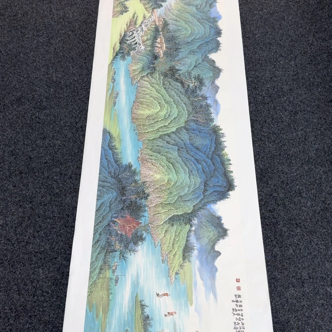 国画国画作品山水花鸟纯手绘