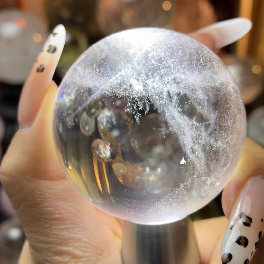 珠宝半成品未镶嵌水晶梦幻水母53.5mm