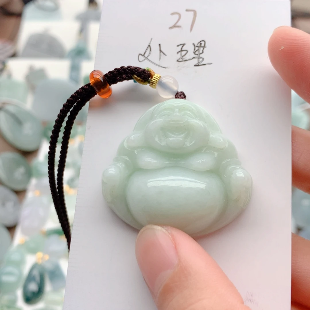 颈饰未镶嵌翡翠吊坠