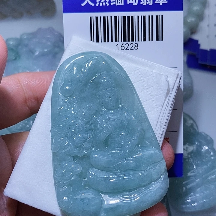 翡翠未镶嵌颈饰天光墟翡翠市场现金代购