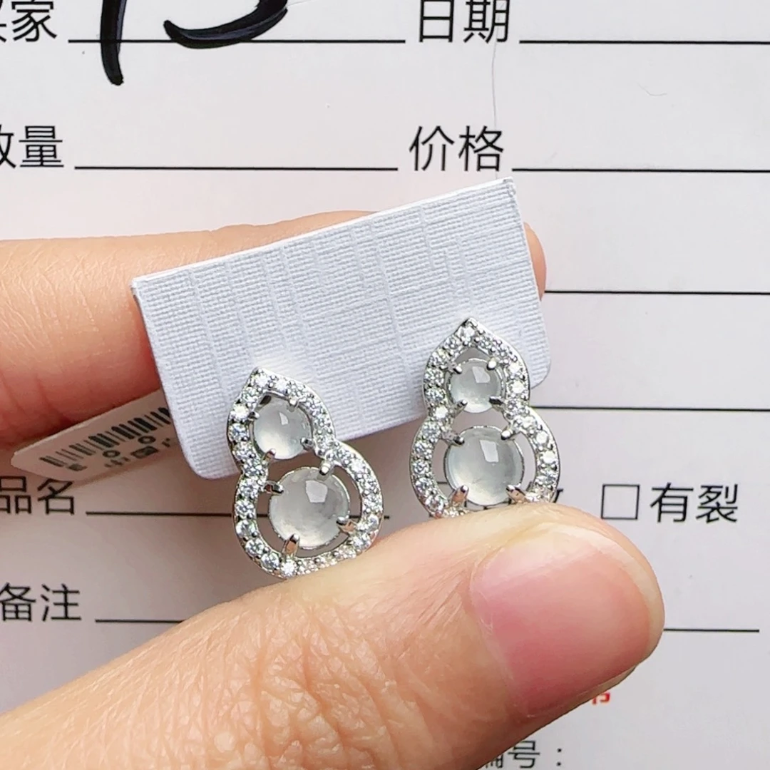 银S925镶嵌手链翡翠