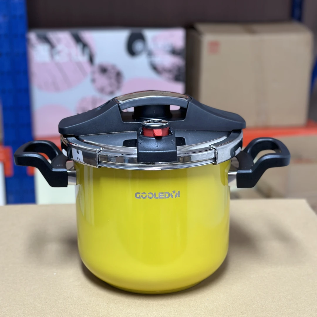 戈乐迪炫彩珐琅0氟不锈钢7Lkpa大容量高压锅