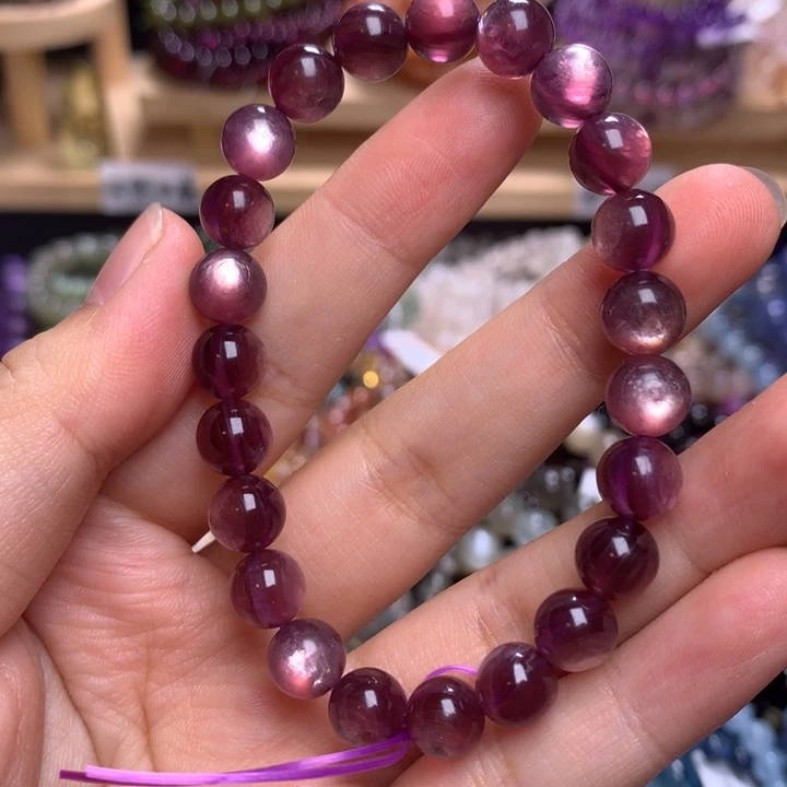 未镶嵌手串水晶8.2锂云母