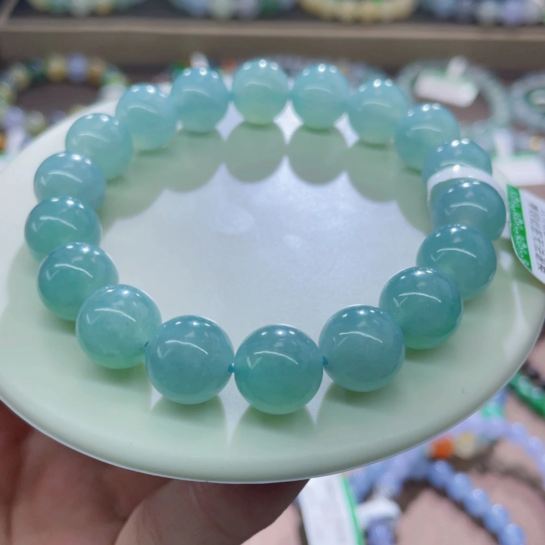 未镶嵌手链翡翠湖水绿卡11福利价