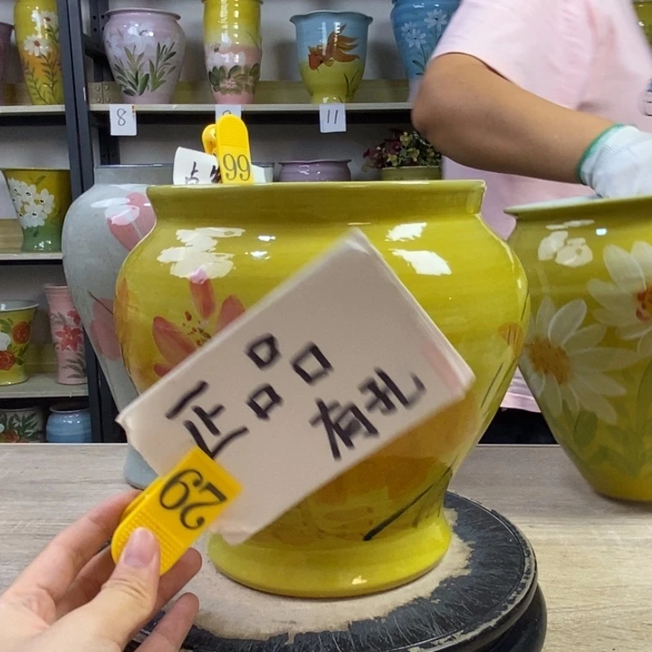 景德镇高温陶瓷花盆