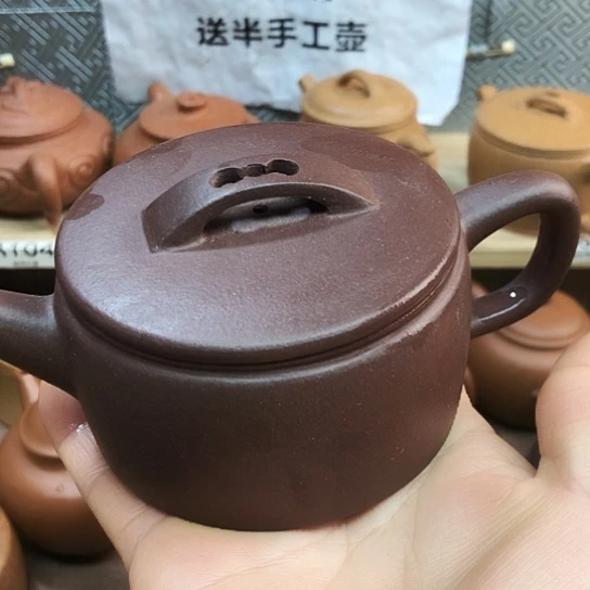 紫砂茶壶紫泥汗瓦170豪升左右