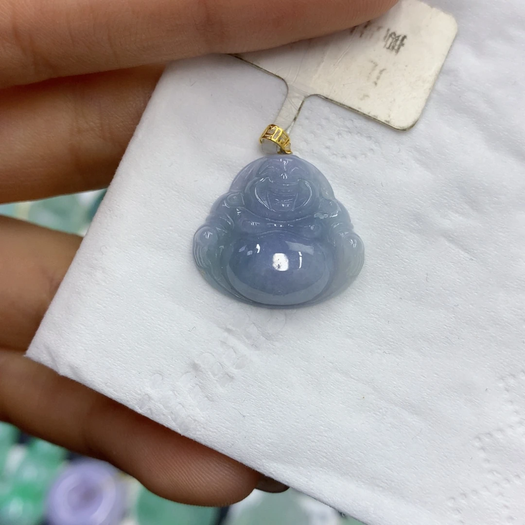 翡翠18K金镶嵌颈饰翡翠