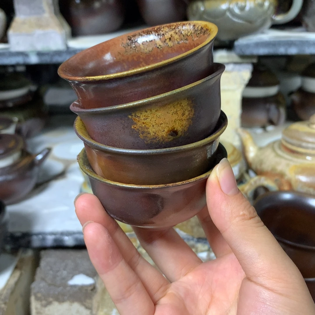 佛***来茶壶紫砂纯自然柴烧