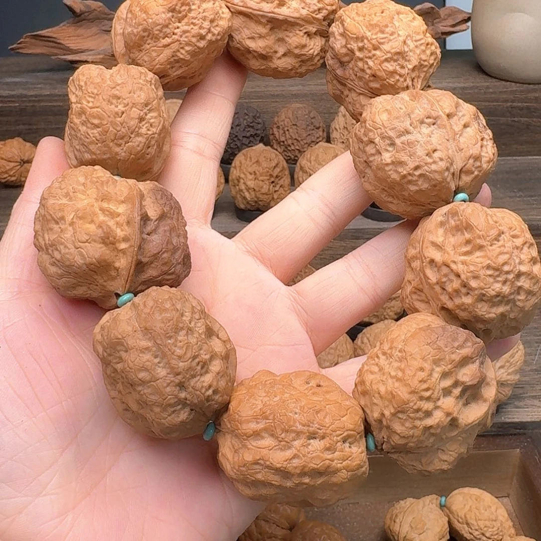 文玩核桃吊坠我****晴33巨石手持38尺寸