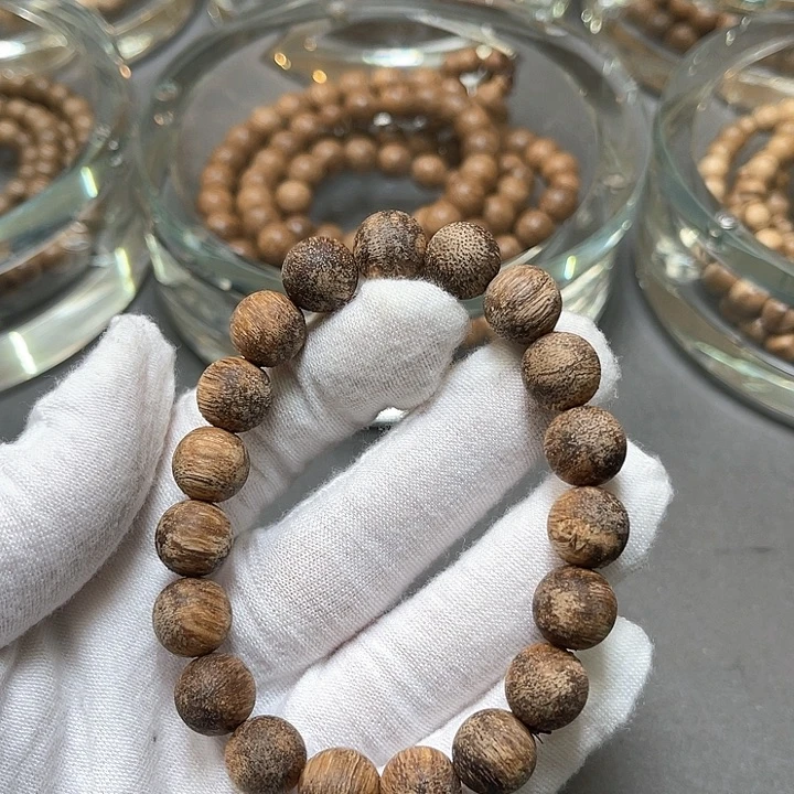 沉香手串H*都彭奇韵老料99沉1.05mm12克➕