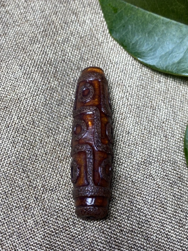 九目全玉化保真吊坠